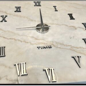 3D Stick Up Wall Clock